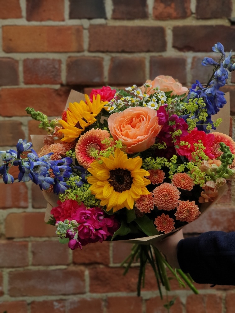 Luxury Bright Handtied Flower Arrangement